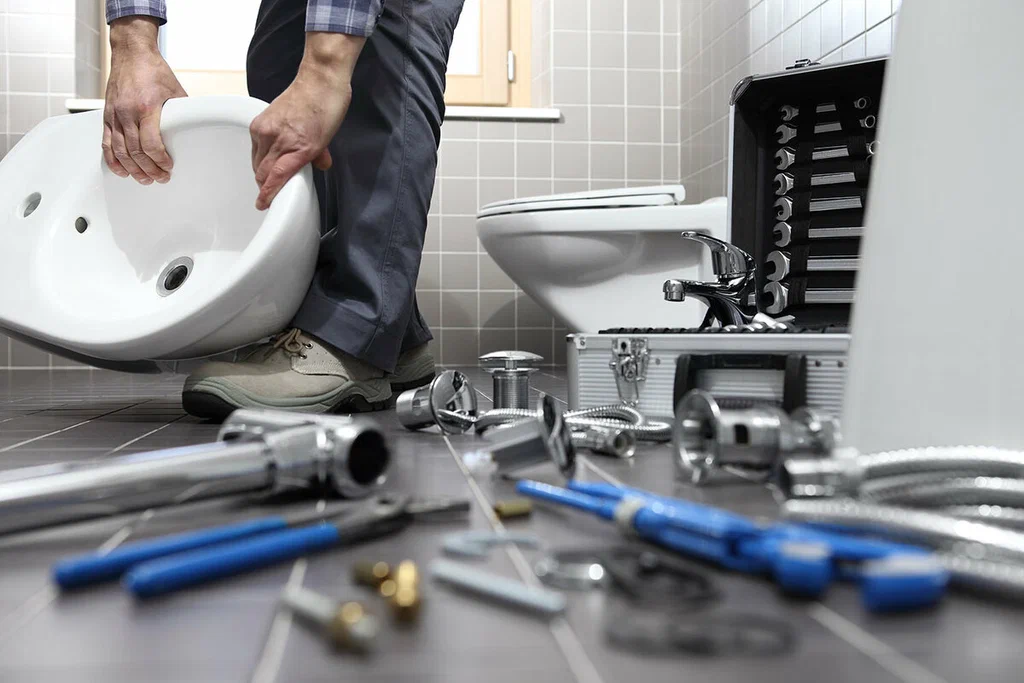 Plumbing tools prepared for a bathroom repair in Margate